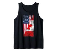 Bandiere USA & Canada - Stati Uniti d'America, Canadian Canotta