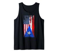 Bandiere USA e Porto Rico - Stati Uniti d'America, Portoricano Canotta