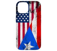 Bandiere USA e Porto Rico - Stati Uniti d'America, Portoricano Custodia per iPhone 14