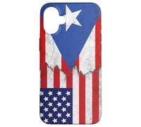 Bandiere USA e Porto Rico - Stati Uniti d'America, Portoricano Custodia per iPhone 16 Plus