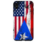 Bandiere USA e Porto Rico - Stati Uniti d'America, Portoricano Custodia per iPhone XS Max