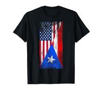 Bandiere USA e Porto Rico - Stati Uniti d'America, Portoricano Maglietta