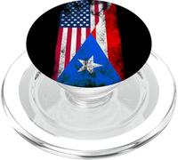 Bandiere USA e Porto Rico - Stati Uniti d'America, Portoricano PopSockets PopGrip per MagSafe