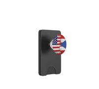 Bandiere USA e Porto Rico - Stati Uniti d'America, Portoricano PopSockets PopWallet per MagSafe