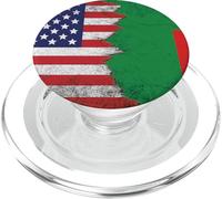 Bandiere USA e Zambia - Stati Uniti d'America, Zambia PopSockets PopGrip per MagSafe