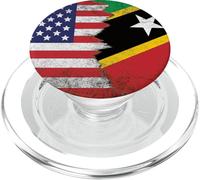 Bandiere USA & St Kitts e Nevis - American Kittian PopSockets PopGrip per MagSafe