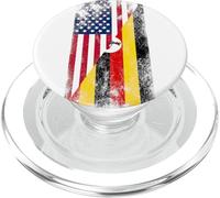 Bandiere USA & Uganda - Stati Uniti d'America, Ugandese PopSockets PopGrip per MagSafe