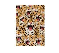 Bandiere variopinte del cortile del leopardo animale del fumetto per il giardino chritmas banner per la decorazione del portico 28x40 doppia faccia
