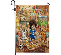 Bandiere verticali da giardino 2026 Devon Rex Cat Front Yard Backyard Vertical Garden Flags 12 x 18 Double Face per esterni, Match Day Kitten Soccer Fan Piccole bandiere da prato, decorazione per