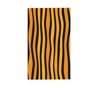 Bandiere verticali ondulate gialle nere per casa da cortile, 9,6 x 1,5 m, striscione di auguri con occhielli per interni ed esterni, decorazioni per la casa