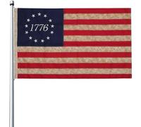 Bandiere vintage Betsy Ross, bandiera americana da 9, 1 x 1, 5 m con ricamo 13 colonie, striscione americano per esterni in poliestere resistente