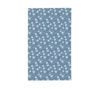 Bandiere vintage bianche con rose e foglie, motivo floreale per casa da cortile, 0,9 x 1,5 m, striscione di auguri con occhielli per interni ed esterni, decorazioni per la casa