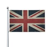 Bandiere vintage della Gran Bretagna per casa da cortile, 0,9 x 1,5 m, striscione di auguri con occhielli per interni ed esterni, decorazioni per la casa