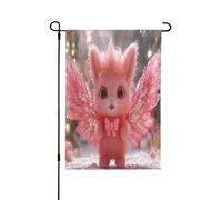 Bandierina decorativa a doppia faccia con ali di farfalla - Striscione da giardino, perfetto per interni ed esterni, disponibile in due misure