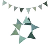 Bandierina per cameretta dei bambini, per esterni, resistente alle intemperie, in tessuto di mussola, in cotone, decorazione per la cameretta dei bambini, decorazione da parete, decorazione per letto