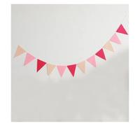 Bandierine Colorate 1 Pack, Colorful Triangle Flags - Multicolor Pennant For Home, Weddings, Parties(Color-5)
