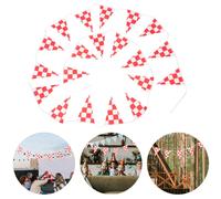 Bandierine Colorate Striscione Con Bandiera Scacchi Da Corsa Bandiere