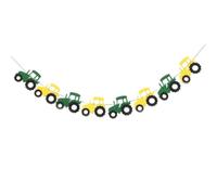 Bandierine Colorate Striscione di buon compleanno a tema trattore escavatore, ghirlanda, decorazione for feste, striscioni, forniture for(Color 2)