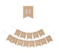 Bandierine Colorate Striscione di buon compleanno, bandierine, decorazioni for feste, colorate, bandiere da tirare, forniture(Type 1)