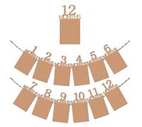 Bandierine Colorate Striscione di buon compleanno con orso, grazioso festone carta, ghirlanda da appendere for bambini, baby shower, decorazioni for il primo anno(Banner I)