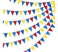 Bandierine decorative, Confezione da 6 bandiere con stendardi, multicolore(Color 2)