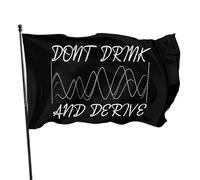 Bandierine Della Decorazione 90X150Cm Dont Drink And Derive Rinforzo Esterno Bandieras Da Balcone Personalizzata Flag Per Decorazione,Interno