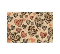 Bandierine personalizzate per feste di compleanno con occhielli in ottone leopardo amore bandiera giardino decorazioni per cortile banner decorazioni per feste di compleanno sfondo per Natale