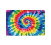 Bandierine personalizzate per feste di compleanno con occhielli in ottone tie dye arcobaleno bandiera da giardino decorazioni per cortile banner decorazioni per feste di compleanno sfondo per Natale