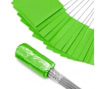 Bandierine Segna Irrigatori da Giardino Aste Robuste in Filo D'acciaio e Pvc Resistenti allo Sbiadimento, Facili da Inserire nel Terreno per Marcatura Sottosuolo e Recinzioni Invisibili