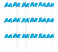 Bandierine Segnaletiche Giardino 50 Pezzi in PVC Pali | Marcatori Irrigazione, per Layout del Prato e Linea Sprinkler, Resistenti alle Intemperie, Non Sbiadiscono