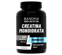 Bandini® Creatina Monoidrata 300 Compresse 3000mg per dose Integratore per