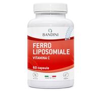Bandini® Ferro Liposomiale Complex 30 mg - con Vitamina C, Acido Folico, B12, B6 e A - Alta Biodisponibilità e assorbimento, contro Stanchezza e Affaticamento - 60 Capsule per 2 mesi