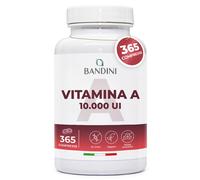 Bandini® Vitamina A 365 Compresse | 10.000 UI | Vegan | 1+ Anno di fornitura