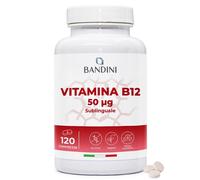 Bandini® Vitamina B12 sublinguale 120 compresse Cianocobalamina 50µg Integratore