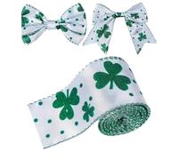 Bandisani con stampa da taglio, nastro in tessuto verde di San Patrizio - Lucky Craft Nastro in tessuto | Colaffache Moup Grosgrain Nbbon Saint Patrick di Dekivation per il progetto D.