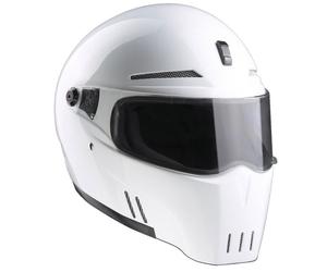 Bandit Alien II Casco da moto, bianco, taglia L per maschi