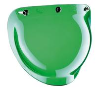 Bandit Helmets - Schermo a bolla per casco jet - Visiera a 3 punti con protezione UV e antigraffio - stile vintage JETVISI (verde)