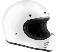 Bandit HMX-ECE Casco da moto, bianco, taglia S per maschi