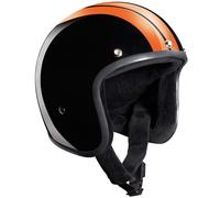Bandit Jet Race Casco Jet, nero-arancione, taglia 2XL per maschi