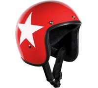 Bandit Jet Star Red Casco Jet, rosso, taglia S per donne