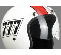 Bandit Jet Visiera a bottone, trasparente per maschi