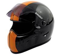 Bandit XXR Race Casco da moto, nero-arancione, taglia M per maschi