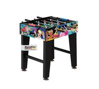 Bandito BigFun, tavolo da biliardo compatto 2 maschi, 16 mm, calcio balilla estremamente stabile, 76 x 62 cm, altezza 84 cm, 21 kg