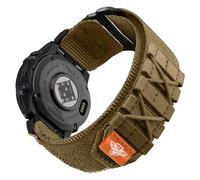 Bandletic 22mm Cinturino Compatibile con Garmin Fenix 6 Pro/6/Fenix 7/7 pro/Fenix 8/E/Fenix 5/5 pro,Resistente Tattico QuickFit Nylon Sport Cinturino per Instinct 3/2/Epix 2 Pro/Forerunner 945/965/955