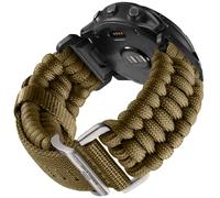 Bandletic 26mm Cinturino Compatibile con Garmin Fenix 6 Pro/6X/7X Pro/7X/5X/5X Plus/Fenix 3/HR, Paracord QuickFit Nylon Sport Cinturino per Epix Pro Gen 2 51mm/Instinct 2X solar/Tactix Delta/Descent