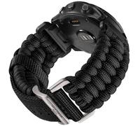 Bandletic 26mm Cinturino Compatibile con Garmin Fenix 6 Pro/6X/7X Pro/7X/5X/5X Plus/Fenix 3/HR, Paracord QuickFit Nylon Sport Cinturino per Epix Pro Gen 2 51mm/Instinct 2X solar/Tactix Delta/Descent