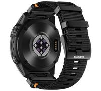 Bandletic Cinturino in nylon robusto compatibile con cinturini Garmin Easy Fit da 22 mm, per Fenix E/8/7 6 Pro/5 Plus/Instinct 2 3/Forerunner 965/Approach S70 47 mm/Quatix 7, 22mm (5.9"-7.9"wrist)