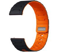 Bandletic Cinturino magnetico in silicone da 20 mm e 22 mm, compatibile con orologio Garmin, cinturino di ricambio a sgancio rapido per Samsung/Amazfit/Fossil, cinturino sportivo per uomo e donna