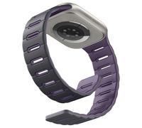 Bandletic Cinturino reversibile double-face compatibile con Apple Watch da 49/46/45/44/42/41/40/38 mm, cinturino sportivo magnetico in morbido silicone per iWatch Ultra 3/21 Series 11 10 9 8 7 6 5 4