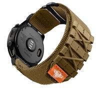 Bandletic Compatibile con Garmin Fenix 8 51 mm/Fenix 6X Pro/6X/7X/7X Pro/5X/5X Plus/3 HR, cinturino sportivo tattico in nylon robusto da 26 mm per Instinct 2X Solar/3 50 mm/Epix Pro/Enduro/Quatix
